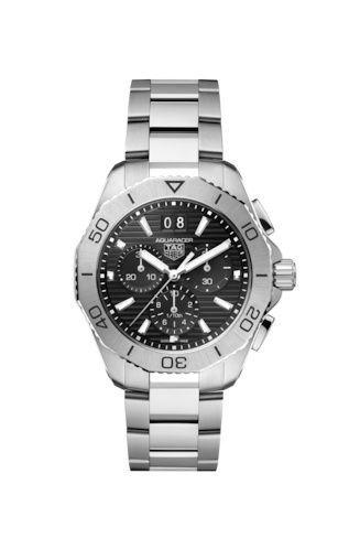 TAG Heuer Aquaracer Professional 200 Quartz Chronograph Big Date Stainless Steel / Black